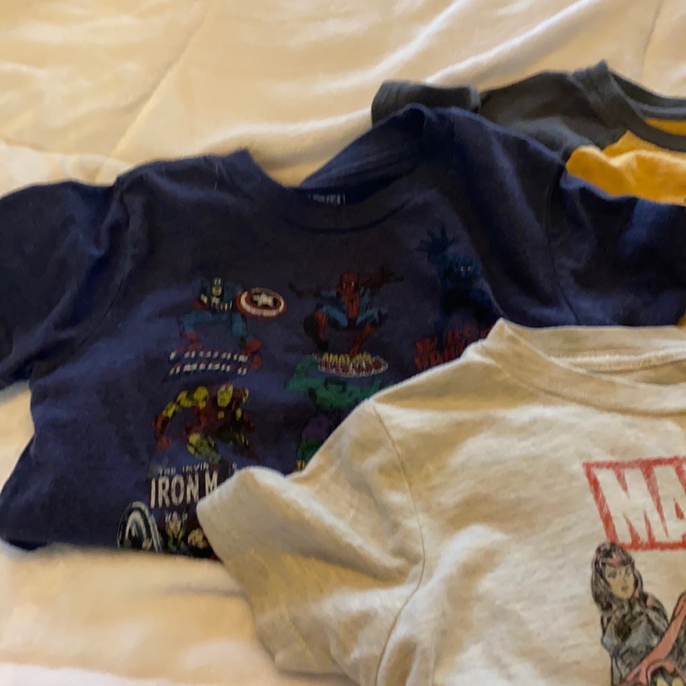 Three short sleeve boy shirts